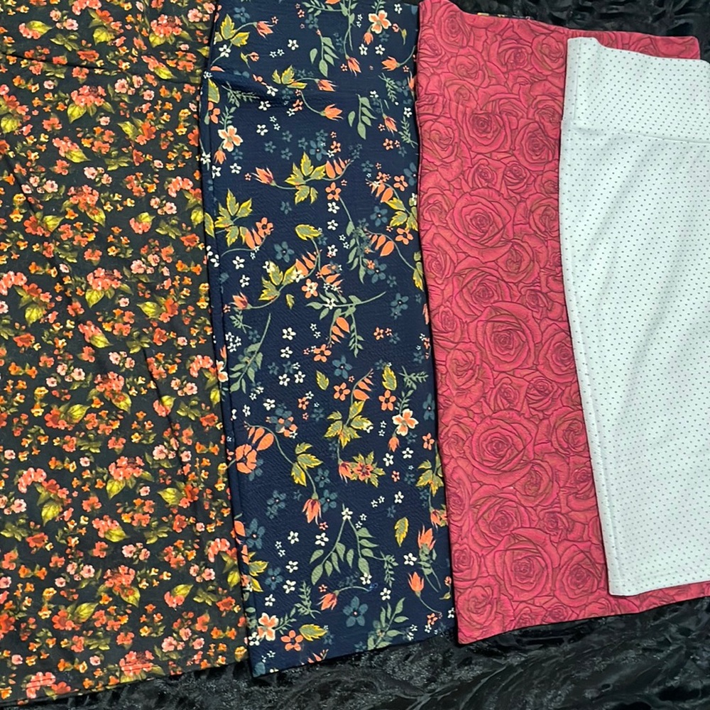 4 pack LuLaRoe Cassie skirts